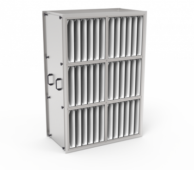Duct filter outlet housing
